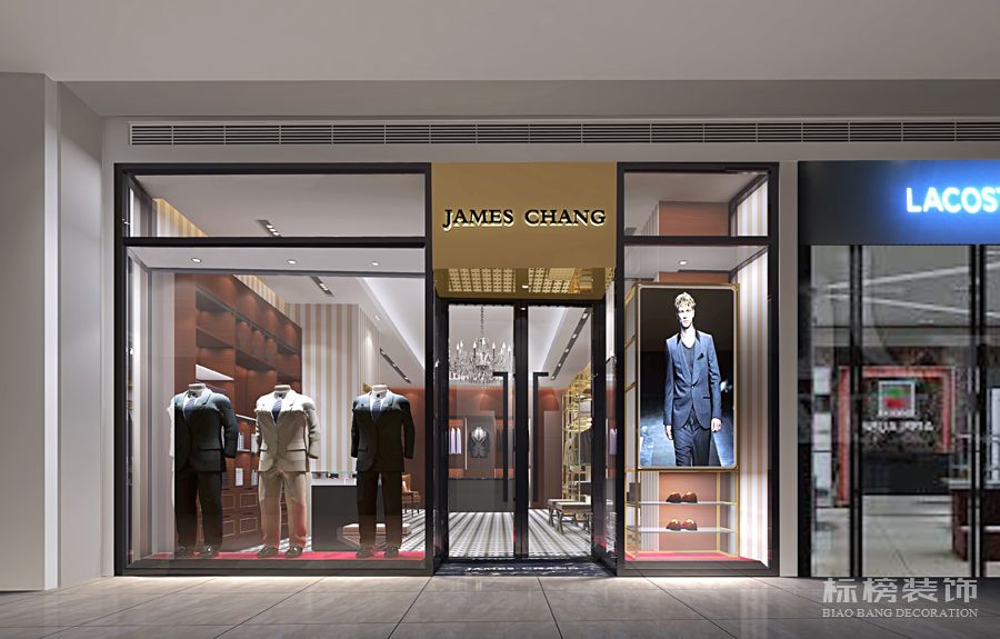 JAMES CHANG服裝店設計裝修(京基100店)